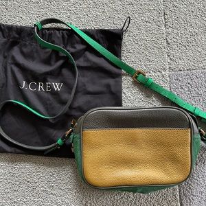 J. Crew Italian Leather Signet Crossbody bag